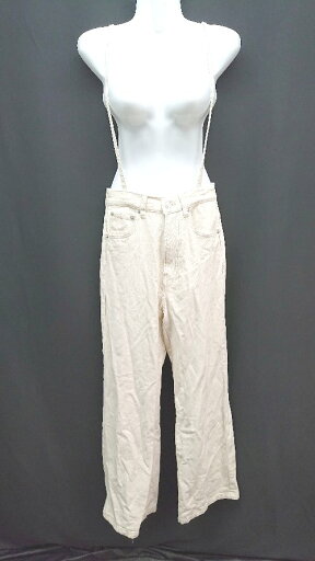 ◇ N.Natural Beauty Basic デニム生地 バックリボン ブランドロゴタグ - オーバーオール サイズS アイボリー レディース E 【中古】 ◇ N.Natural Beauty Basic デニム生地 バックリボン ブランドロゴタグ - オーバーオール サイズS アイボリー レディース E 【中古】