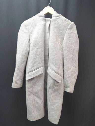 ◇ NATURAL BEAUTY BASIC ジップアップ フード取り外し可能 綺麗め 秋冬 長袖 コート サイズM グレー レディース E 【中古】 ◇ NATURAL BEAUTY BASIC ジップアップ フード取り外し可能 綺麗め 秋冬 長袖 コート サイズM グレー レディース E 【中古】