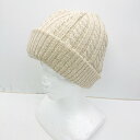◇ ⊇ BURNINGMAN バーニングマン ニット帽 ワッチ 帽子 ベージュ サイズ表記なし レディース E 【中古】