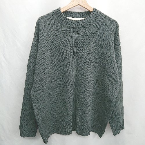 ◇ ⊇ ASTRONOMY アストロノミー 長袖 ニット セーター サイズS ダークグレー メンズ E 【中古】