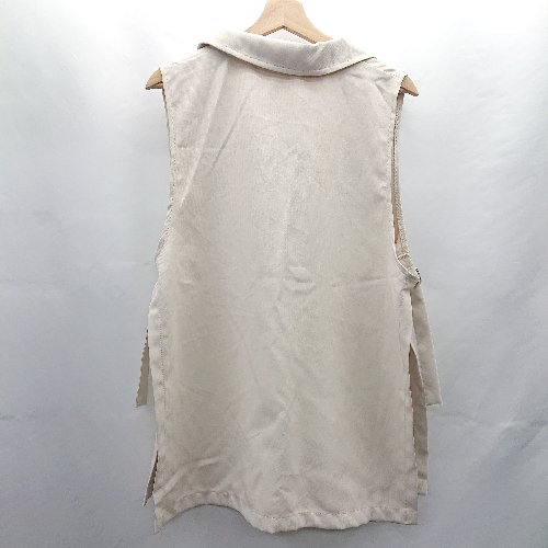 ◇ ⊂ classicalelf クラシカルエルフ サイドベルト ベスト サイズM ベージュ レディース E 【中古】