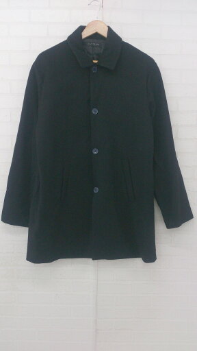 ◇ PATTERN パターン 通勤 OL シンプル 無地 長袖 ステンカラー コート サイズM ブラック レディース E 【中古】 ◇ PATTERN パターン 通勤 OL シンプル 無地 長袖 ステンカラー コート サイズM ブラック レディース E 【中古】