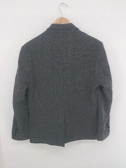 ◇ ◎ CHOMOLANGMA 総柄 アンゴラ混 ウール混 2B 長袖 テーラード ジャケット サイズ2 グレー ブラック マルチ メンズ E 【中古】