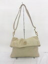 ◇ TORY BURCH トリーバーチ ロゴ ゴールド金具 ショルダー バッグ ベージュ系 レディース E 【中古】