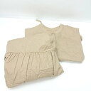 ◇ Θ◎ w closet ダブルクローゼット 長袖 ロング ワンピース サイズF ブラウン レディース E 【中古】