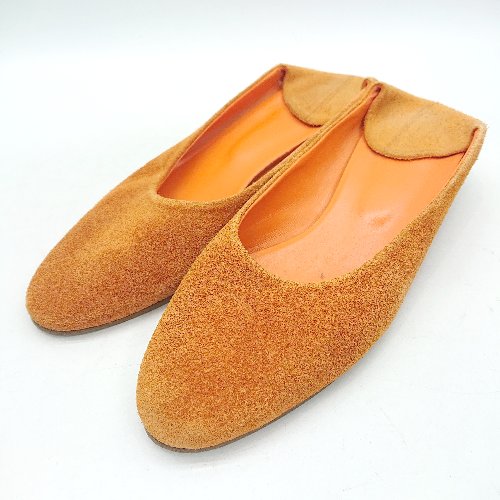◇ Θ MAISON EUREKA フラットパンプス サイズ38 オレンジ レディース メンズ E 【中古】