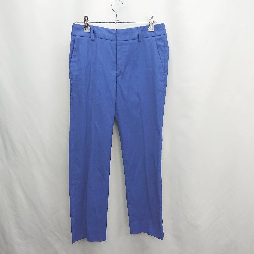 ◇ Θ UNITED ARROWS ユナイテッドアローズ ストレートパンツ サイズ36 ブルー レディース E 【中古】