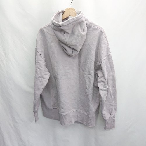 ◇ ⊇ perushu イラスト刺繡 長袖 パーカー サイズM パープル系 メンズ E 【中古】