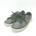 ◇ PUMA プーマ スポーティー VIKKYU2CAT ピンク スニーカー サイズ23.5 ブラック レディース E 【中古】