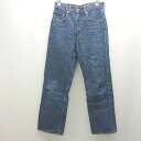 ◇ levi's リーバイス カジュアル チャックボタン閉め デニムパンツ サイズ表記なし ブルー系 レディース メンズ E 【中古】(4)