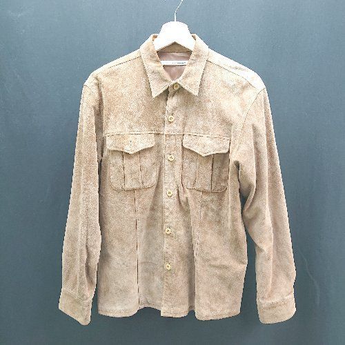 ◇ UNITED ARROWS 豚革 起毛 裏地 胸ポケット ボタン シンプル 長袖 ジャケット サイズM ブラウン系 レディース E 【中古】 ◇ UNITED ARROWS 豚革 起毛 裏地 胸ポケット ボタン シンプル 長袖 ジャケット サイズM ブラウン系 レディース E 【中古】
