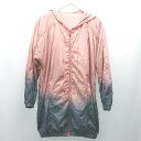 ◇ SOUNDS GOOD バイカラー ブラック シャカシャカ メッシュ アウトドア 長袖 マウンテンパーカー サイズF ピンク メンズ E 【中古】