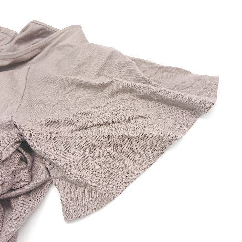 ◇ SLOBE IENA ウエストゴム シンプル ティアドロップ 半袖 オールインワン サイズ表記なし M相当 グレージュ レディース E 【中古】