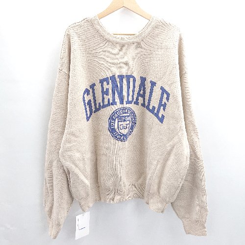 ◇ ⊂ Java ジャバ オーバーサイズ 長袖 セーター サイズ XL ベージュ系 レディース E 【中古】