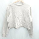 ◇ ⊂◎●未使用● GLOBAL WORK グローバルワーク 長袖 トレーナー サイズF ベージュ系 レディース E 【中古】