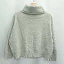 ◇ ⊇ PAR ICI パーリッシィ タートルネック ラクーン混合 長袖 ニット サイズF グレー レディース E 【中古】