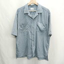◇ ⊂ JUNRED ジュンレッド 半袖 シャツ サイズL サックスブルー メンズ E 【中古】(4)
