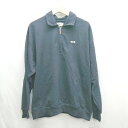 ◇ ⊇ THE FOX COLLECTION ザフォックスコレクション ハーフジップ 長袖 トレーナー サイズM ネイビー レディース メンズ E 【中古】