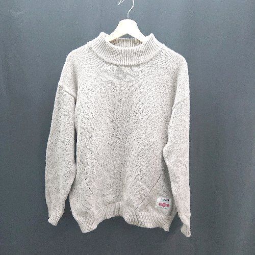 ◇ basquemagenta バスクマゼンタ 生地厚手 トレンドライク 長袖 ニット サイズF ブラウン系 レディース メンズ E 【中古】