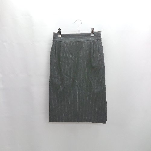 ◇ Θ ROPE ロペ ストライプ コーデュロイ素材 サスペンダー ひざ丈 タイト スカート サイズ 36 ブラック系 レディース E 【中古】 ◇ Θ ROPE ロペ ストライプ コーデュロイ素材 サスペンダー ひざ丈 タイト スカート サイズ 36 ブラック系 レディース E 【中古】