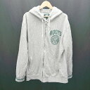 ◇ ⊇ Roots ルーツ 長袖 パーカ サイズL/G グレー レディース メンズ E 【中古】