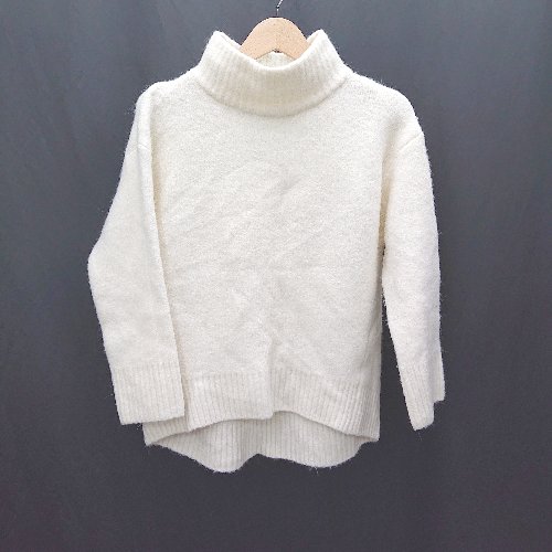 ◇ ⊇ GLOBAL WORK グローバルワーク 長袖 ニット サイズM ホワイト レディース E 【中古】 ◇ ⊇ GLOBAL WORK グローバルワーク 長袖 ニット サイズM ホワイト レディース E 【中古】