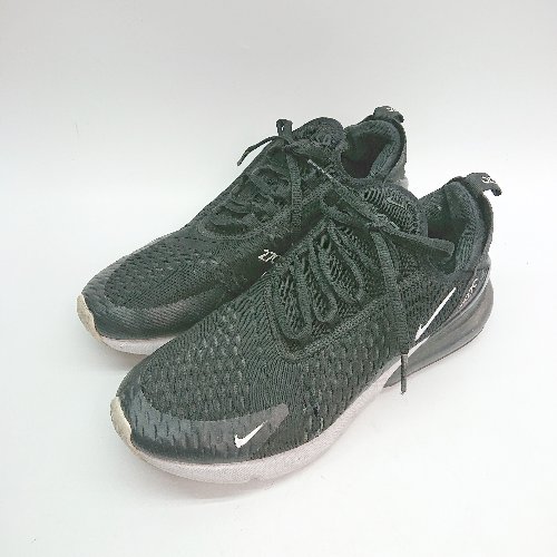 ◇ NIKE AH8050-002 ナイキエアマックス270 スポーティー 優れた通気性 ランニングシューズ サイズ26.5 ブラック メンズ E 【中古】