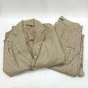 ◇ ⊇ act'm S ジャケット パンツ セットアップ サイズS カーキ メンズ E 【中古】