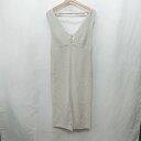 ◇ ⊇ Apuweiser-riche 膝下丈 ワンピース サイズ1 グレー系 レディース E 【中古】