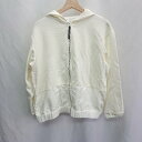 ◇ ⊇ 23 Foundation ジップアップ 長袖 パーカー サイズI ホワイト レディース E 【中古】