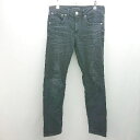 ◇ RED CARD レッドカード ウエストゴム ストレッチ シンプル オシャレ デニムパンツ サイズ25 ブラック系 レディース E 【中古】