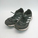 ◇ adidas アディダス サンドウィッチメッシュ EVAミッドソール スニーカー サイズ23.5 ブラック レディース E 【中古】