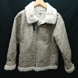 ◇ ABITOKYO アビトーキョー レザ- 裏地ボア ジップアップ 長袖 ジャケット ブルゾン サイズL ベージュ メンズ E 【中古】 ◇ ABITOKYO アビトーキョー レザ- 裏地ボア ジップアップ 長袖 ジャケット ブルゾン サイズL ベージュ メンズ E 【中古】