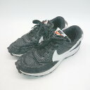 ◇ NIKE ラウンドトゥ スニーカー ランニング カジュアル ウォーキングシューズ サイズ24 ブラック レディース E 【中古】