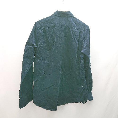 ◇ unitedarrows blue:label コーデュロイ シンプル カジュアル 胸ポケット 長袖 シャツ サイズL ブルー メンズ E 【中古】