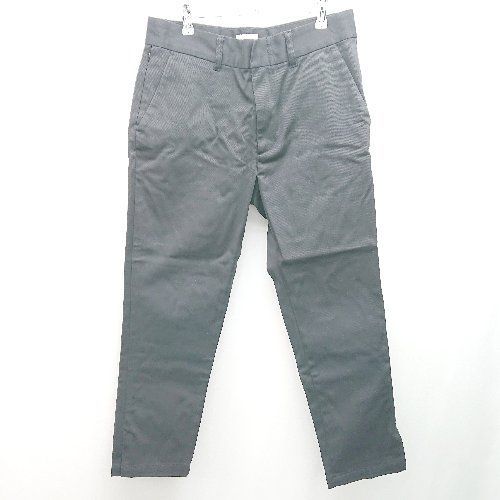 ◇ dickies ディッキーズ ブランドロゴ ハイウエスト チャックフック閉め パンツ サイズM ブラック メンズ E 【中古】