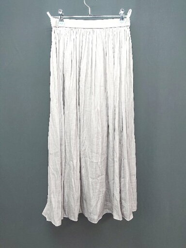 ◇ NATURAL BEAUTY BASIC カジュアル ウエストゴム シンプル ロング丈 ギャザー スカート サイズS グレージュ レディース E 【中古】 ◇ NATURAL BEAUTY BASIC カジュアル ウエストゴム シンプル ロング丈 ギャザー スカート サイズS グレージュ レディース E 【中古】