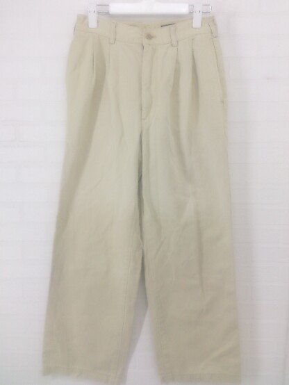 ◇ BOBSON ボブソン タック コットン パンツ サイズ28 ベージュ メンズ P 【中古】