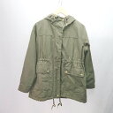 ◇ hushush マウンテンパーカー ドローコード カジュアル スプリング 長袖 ブルゾン サイズ2 グリーン レディース E 【中古】(4)
