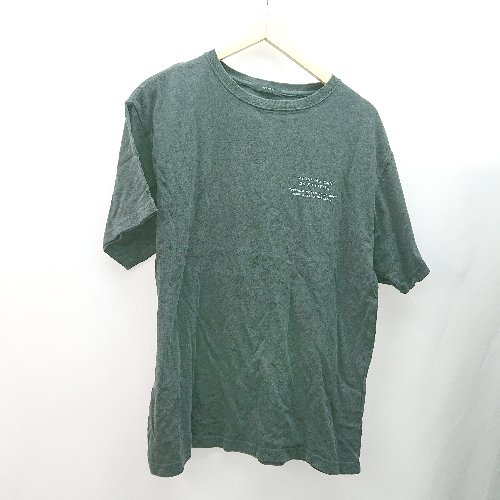 ◇ JEANASIS ジーナシス カジュアル メンズライク シンプル 半袖 Tシャツ サイズF ブラック レディース E 【中古】