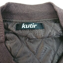 ◇ kutir クティール スエード風 中キルティング ポリエステル 長袖 ブルゾン ジャケット サイズF ブラウン E 1 【中古】