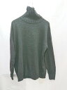 ◇ Anchor Smith ワイド身幅 ドロップショルダー ゆったり ミックネック 長袖 膝丈 ワンピース サイズL ブラック E 【中古】