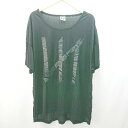 ◇ MERZ カジュアル おしゃれ 夏コーデ 涼しげ 半袖 Tシャツ ブラック メンズ E 【中古】(4)