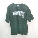 ◇ GU ジーユー 鬼滅の刃 キャラクター ラウンドネック 半袖 Tシャツ サイズL ブラック レディース (メンズ) E 【中古】