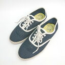 ◇ Keds ケッズ メッシュ 透け感 涼しげ 軽やか おしゃれ カジュアル スニーカー サイズ23.0 ブルー レディース E 【中古】