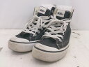 ◇ VANS ヴァンズ ハイカット スニーカー シューズ 24cm ブラック レディース E 【中古】