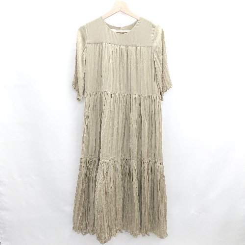 ◇ ⊂ URBAN RESEARCH アーバンリサーチ 半袖 ロング ワンピース サイズFree グリーン レディース E 【中古】