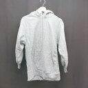 ◇ SCREEN STARS スクリーンスターズ シンプル パステルカラー カジュアル 長袖 パーカー サイズL ブルー レディース E 【中古】