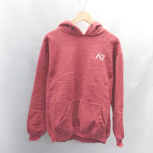 ◇ ⊇ A7 Bar Grip 裏起毛 長袖 スウェット パーカー サイズ 表記なし レッド メンズ E 【中古】