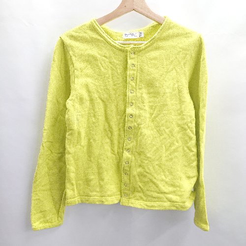 ◇ ⊇ BEAMS BOY ビームス ボーイ 長袖 カーディガン サイズ2 イエロー レディース E 【中古】 ◇ ⊇ BEAMS BOY ビームス ボーイ 長袖 カーディガン サイズ2 イエロー レディース E 【中古】